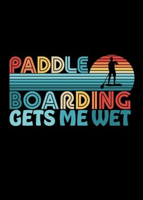 Retro Paddleboarding Gift