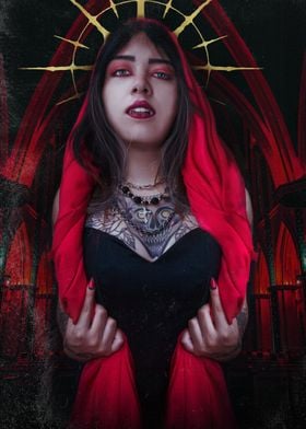 vampire halloween queen
