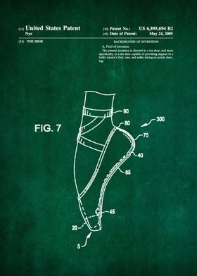 51 Pointe Shoe Patent