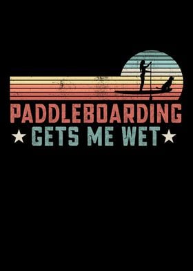 Retro Paddleboarding Gift