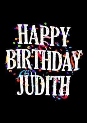 Happy Birthday Judith