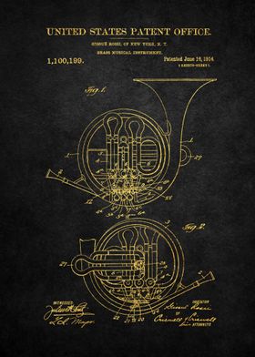 19 French Horn Patent