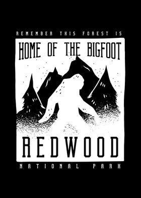 Redwood Park Bigfoot Gift