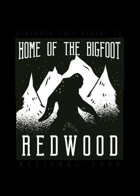 Redwood Park Bigfoot Gift