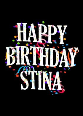 Happy Birthday Stina