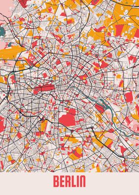 Berlin City Map Germany