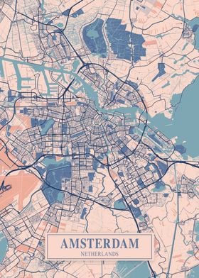 Amsterdam Breezy Map