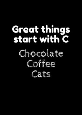 Chocolate Coffee Cats C