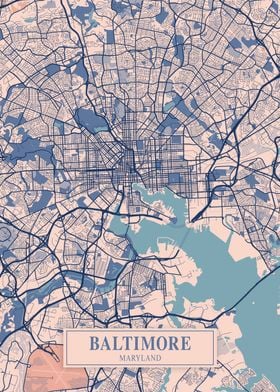 Baltimore Breezy Map