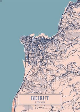 Beirut Breezy Map