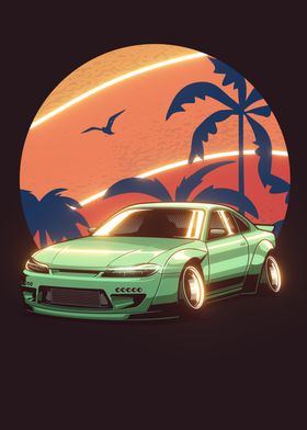 JDM Legend Car Poster