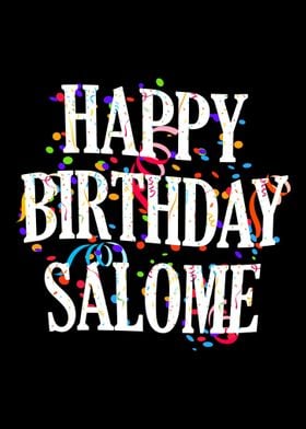 Happy Birthday Salome