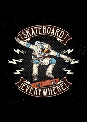  Astronaut Skateboard