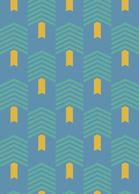 Minimal pine tree pattern