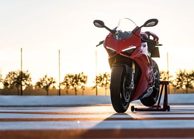 Red Ducati Panigale V4