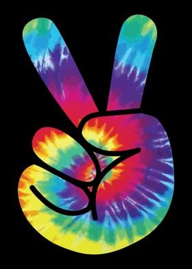 Hippie Two Finger poster