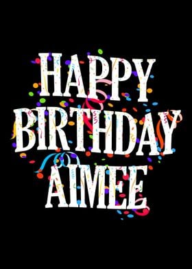 Happy Birthday Aimee