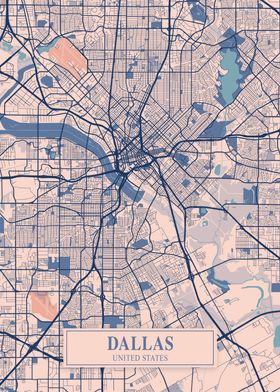 Dallas Breezy Map