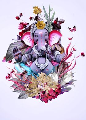 Floral Ganesha