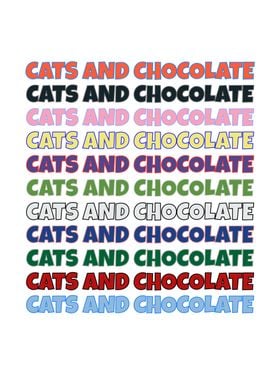 Cats Chocolate Colorful