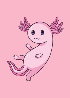 Cute Kawaii Axolotl