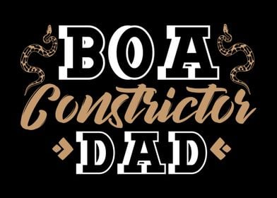 Boa Constrictor Dad Boas