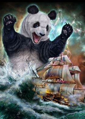 Monster Giant Panda Kraken