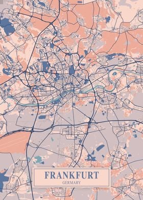 Frankfurt Breezy Map