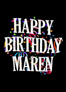 Happy Birthday Maren