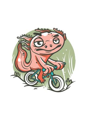 Axolotl Cycling Animals