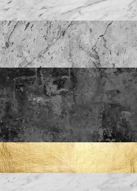 Gray and gold art L