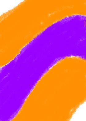orange purple abstract