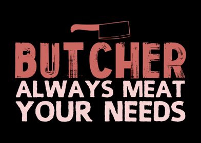 Butcher Joke Saying Meat