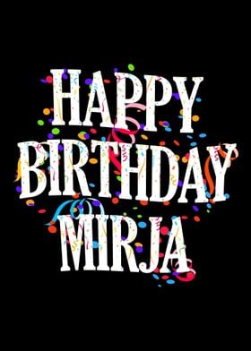 Happy Birthday Mirja