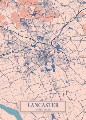 Lancaster Breezy Map