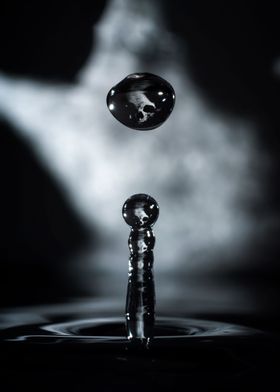 Skull Water Drop