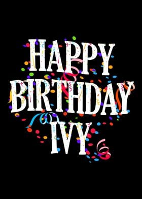 Happy Birthday Ivy