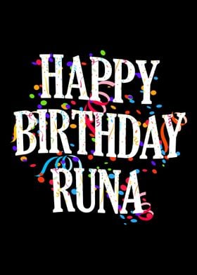 Happy Birthday Runa