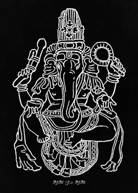 Lord Ganesha Sketch
