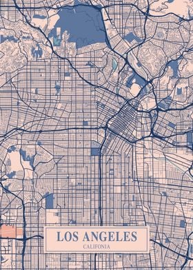 Los Angeles Breezy Map