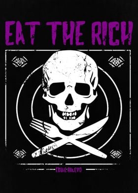 Eat The Rich Skull