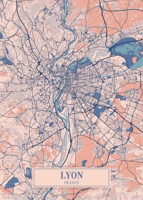 Lyon Breezy Map