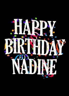 Happy Birthday Nadine