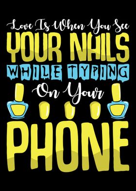 Nail Tech Polish Design