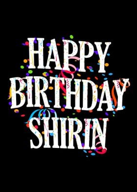 Happy Birthday Shirin