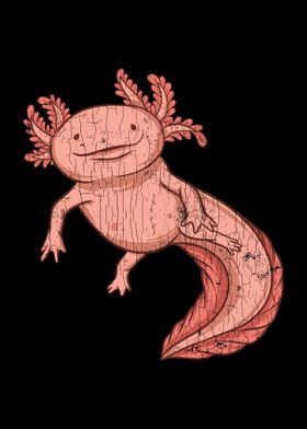 Cute Axolotl Funny Graphic