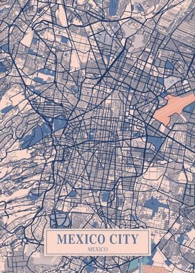 Mexico City Breezy Map