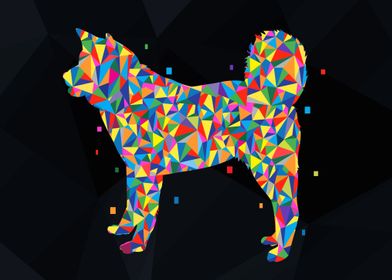 Akita dog wpap