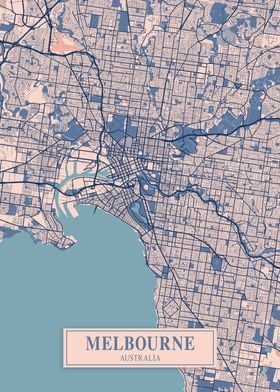 Melbourne Breezy Map