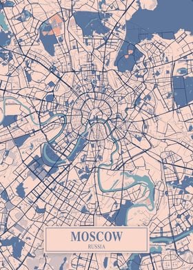 Moscow Breezy Map